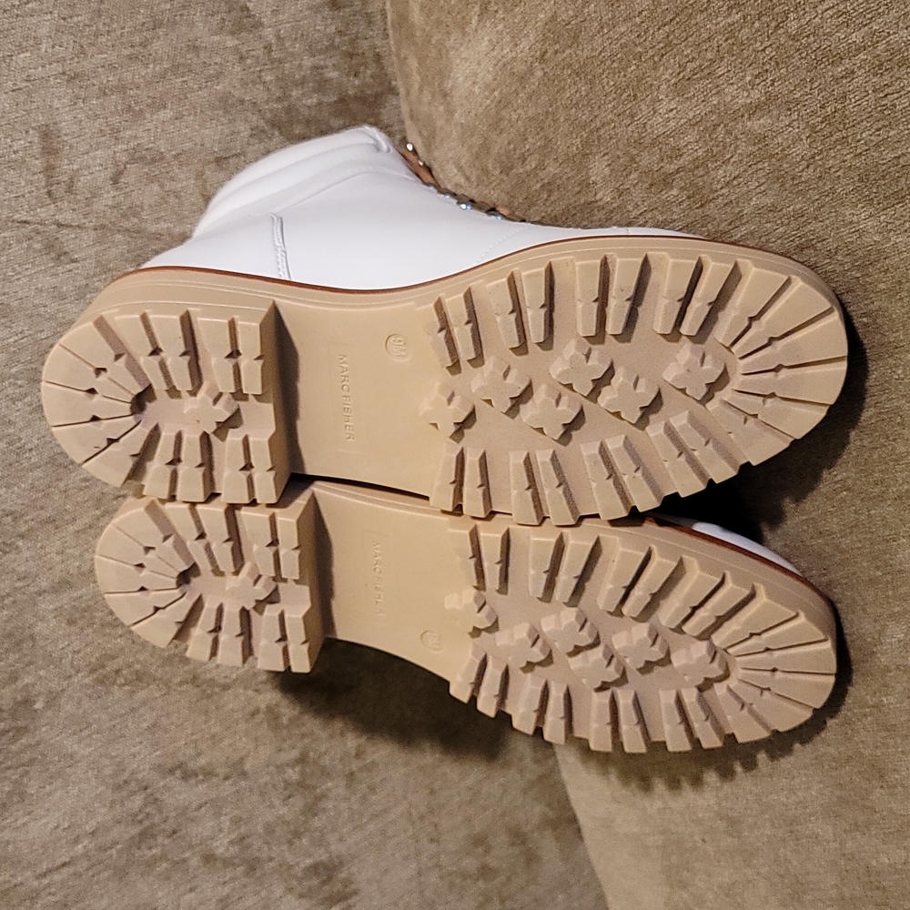 Marc Fisher MALLIE Lug Sole Sherpa Booties - Picture 14 of 16